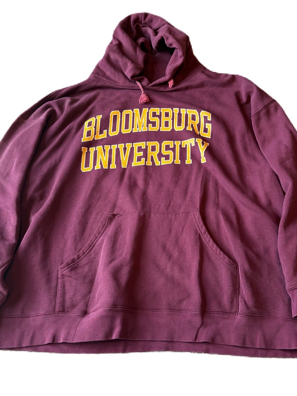 Bloomsburg University Jansport Maroon Pullover Hooded Sweatshirt XXL
